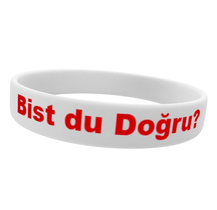 Silikonarmband „Doğru“ – Bild 3